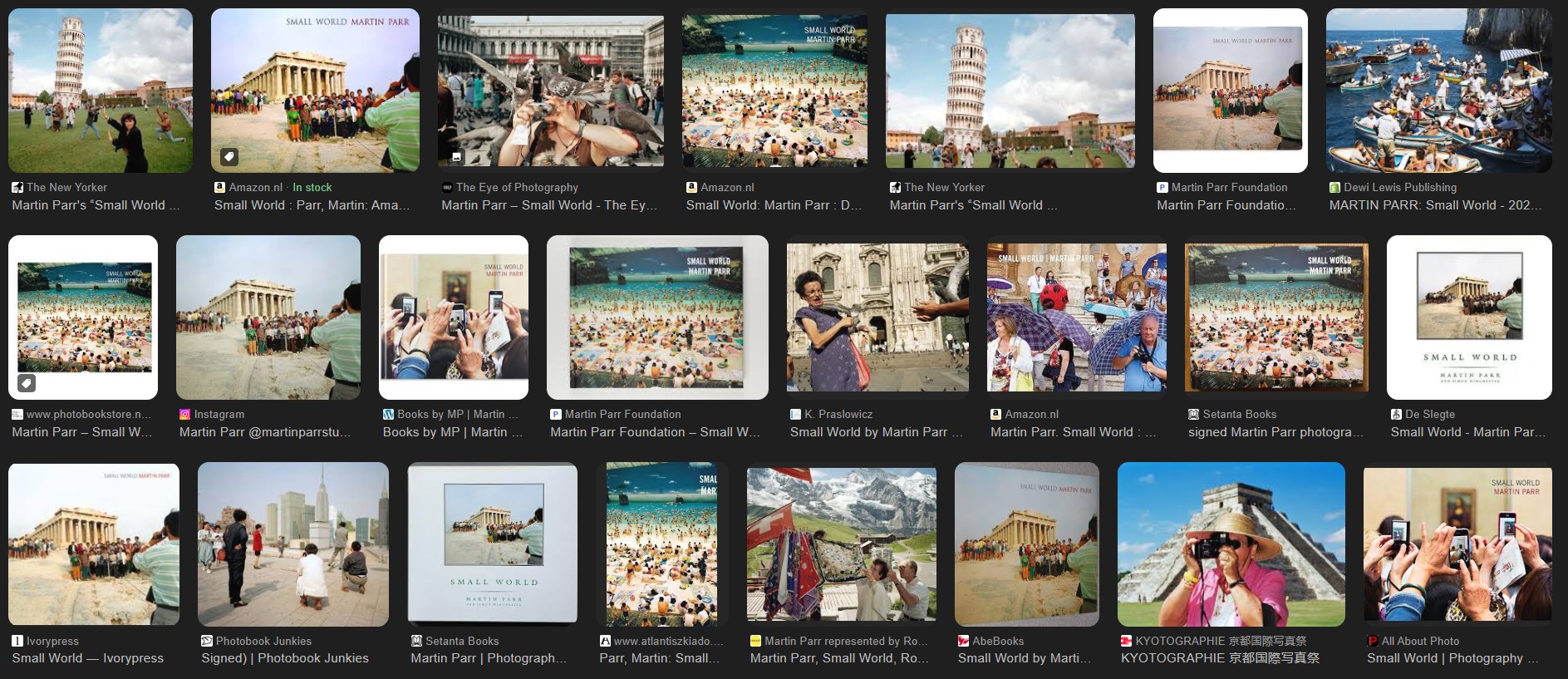 Thumbnails Google Search Martin Parr - Small World